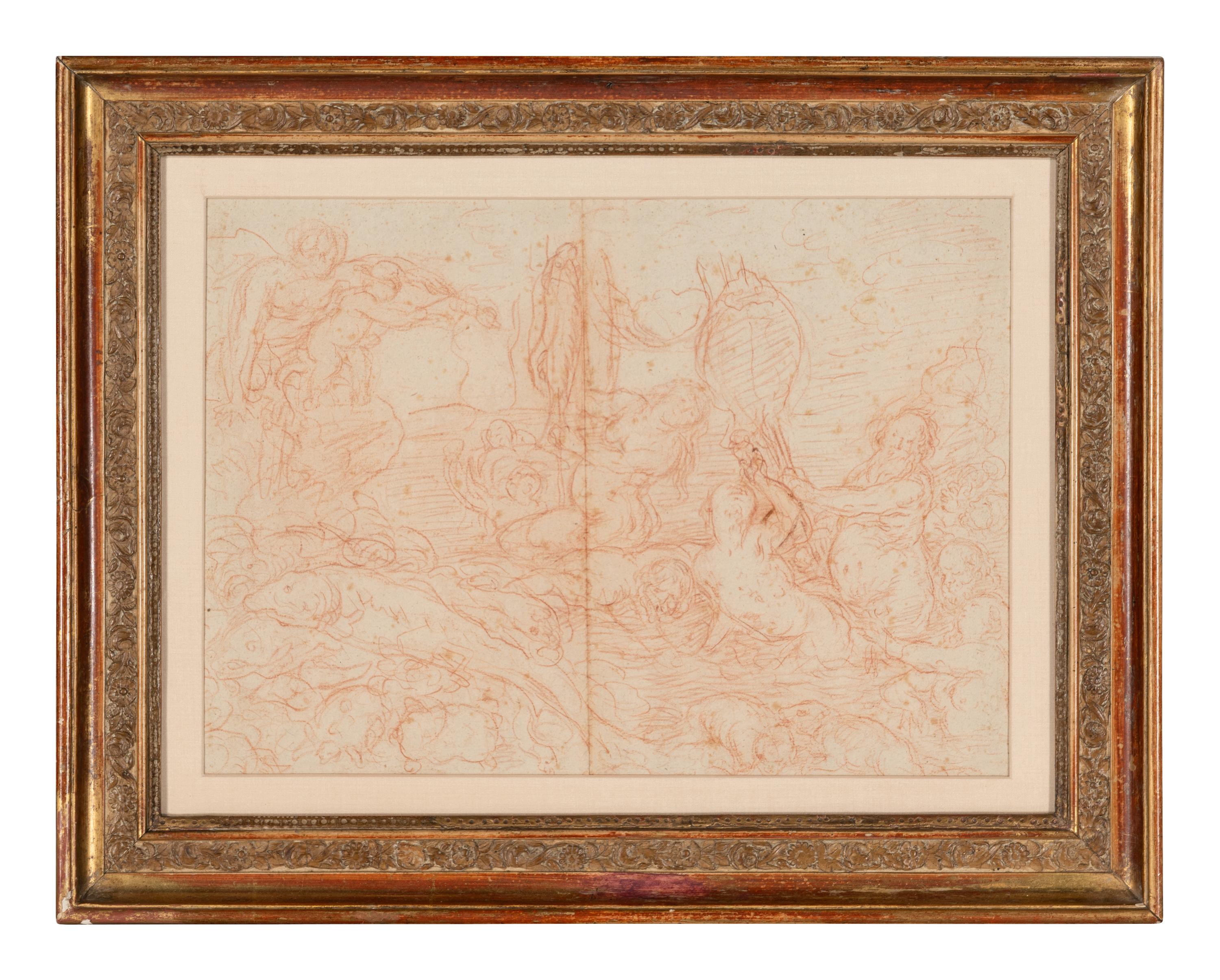 Nereus and Attendants (a double-sided work)
