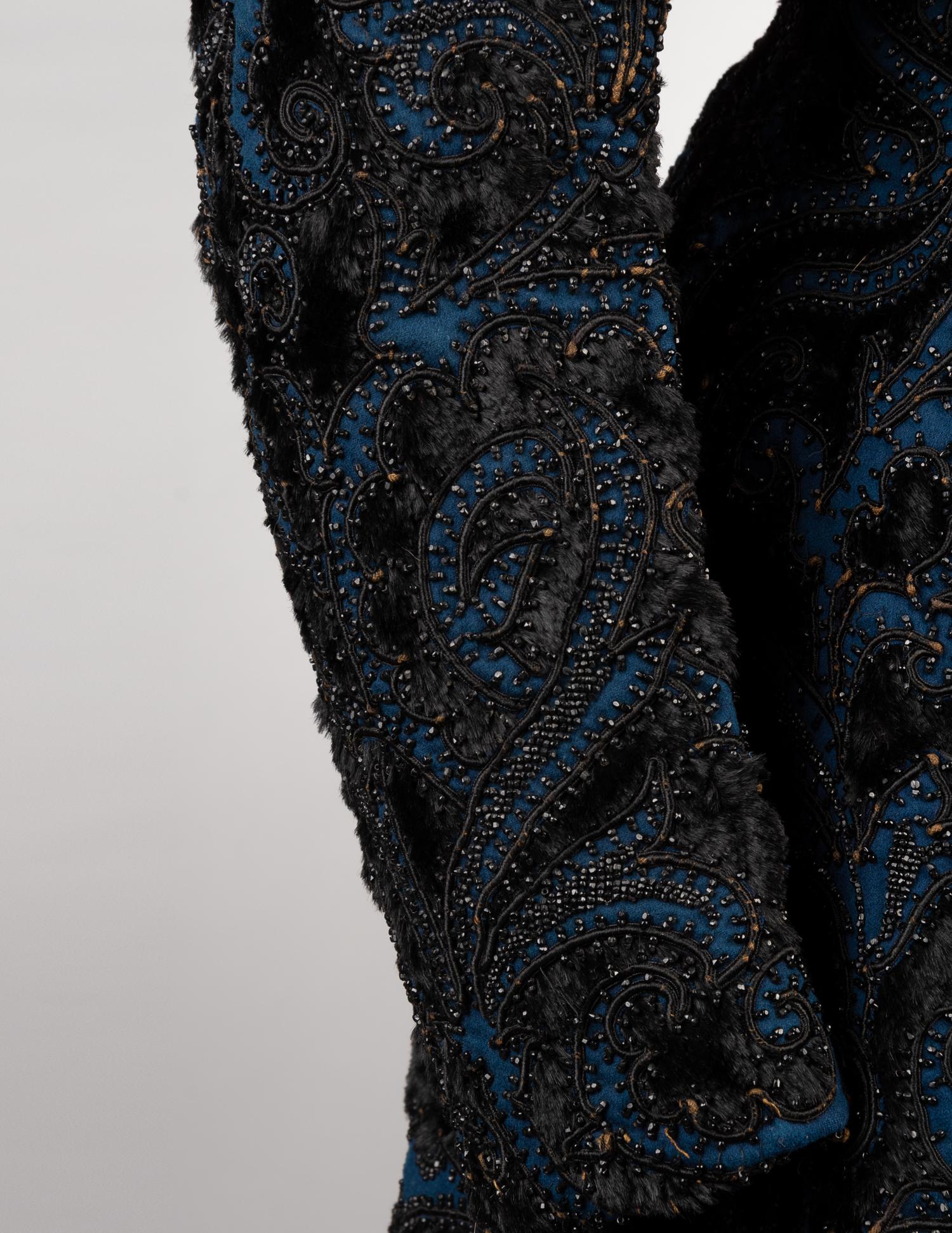 Emile Pingat Embroidered Wool Coat, c1890