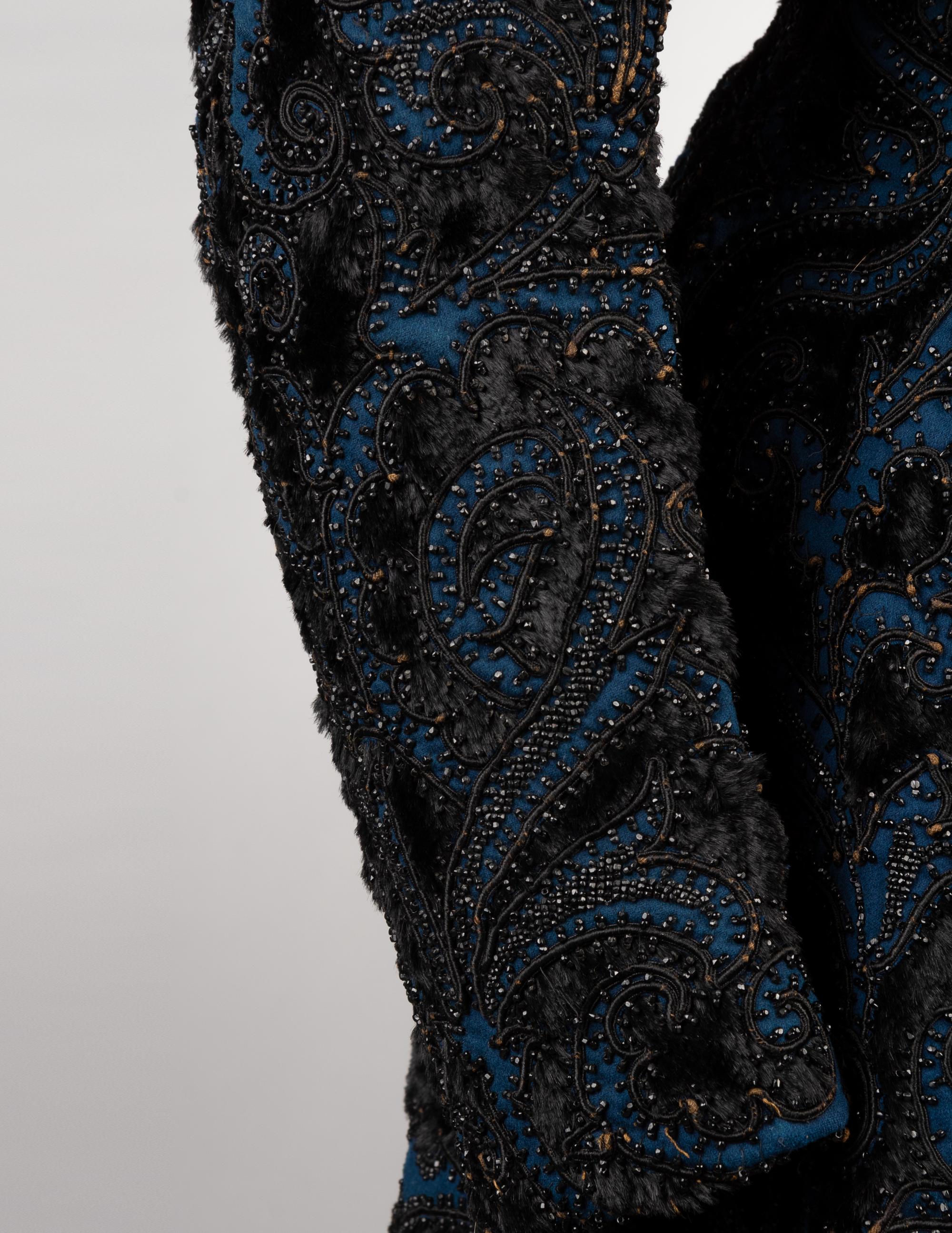 Emile Pingat Embroidered Wool Coat, c1890