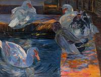 Les Canards à l'Abreuvoir , c. 1910