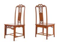 A Set of Chinese Huali Dining Table and Chairs