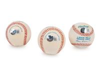 A Group of 3,000 Club Member Single Signed Autograph Baseballs (Beckett Authentication Services Holograms),