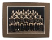 [EARLY PHOTOGRAPHY] -- [SPORTS]. A group of 2 photographs of teams, incl. women's drill team, Baker City, Oregon, and Bowdoin College football team, Brunswick, Maine.