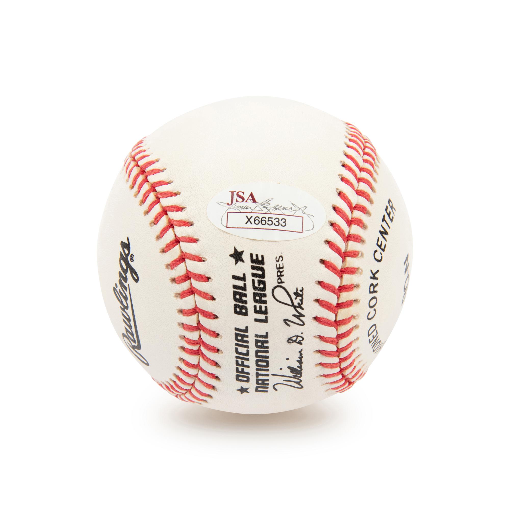 A Sandy Koufax Single Signed Autograph Baseball (JSA Letter)