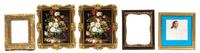 A Group of Four Frames Largest 3 3/8 x 2 7/8 inches.