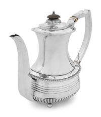 A George III Silver Four-Piece Tea and Coffee Service