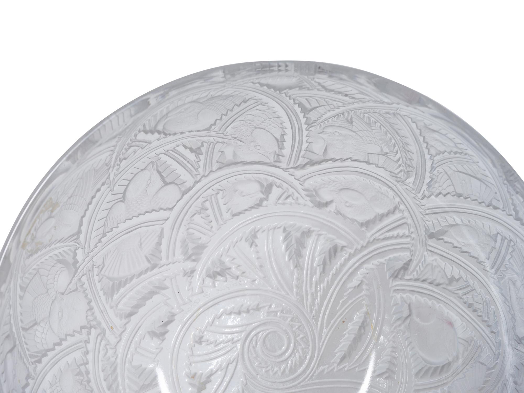 A René Lalique Pinsons Bowl