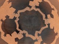 Sgraffito Pottery Jar