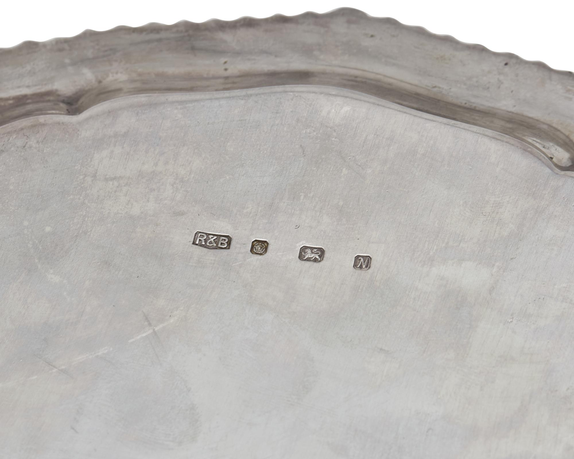 An English Silver Salver