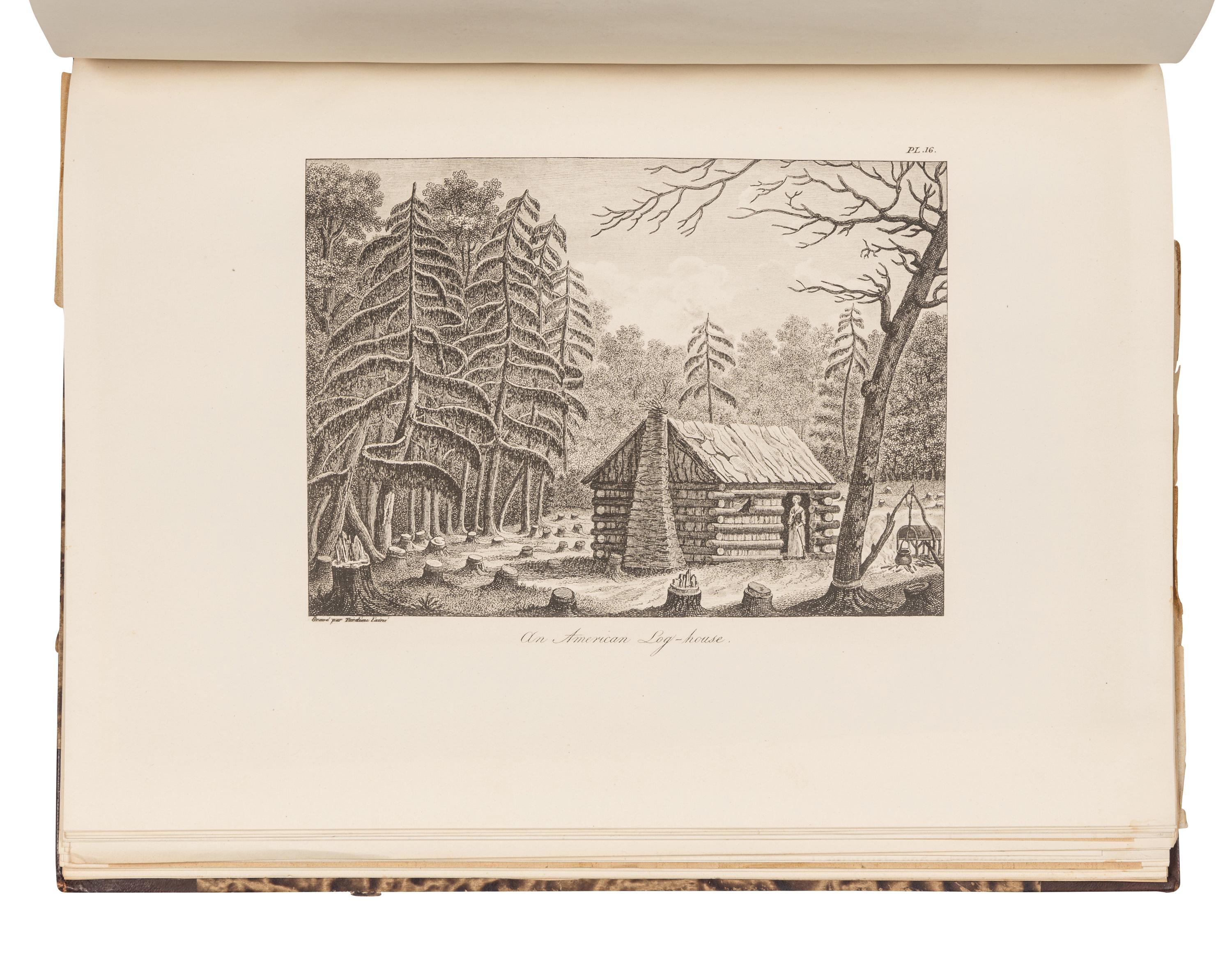 COLLOT, Georges Henri Victor (1750-1805). A Journey in North America, Containing a Survey of the Countries watered by the Mississippi, Ohio, Missouri, and other Affluing Rivers ... Florence: O. Lange, 1924-1926.