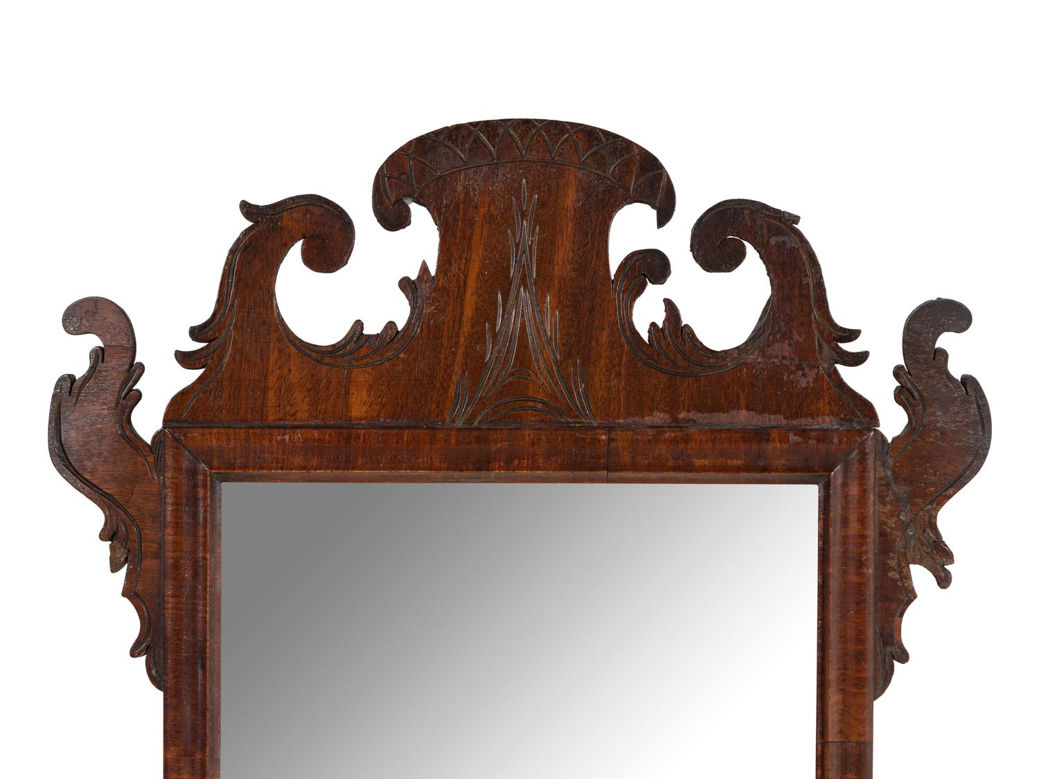 An English Mahogany Mirror