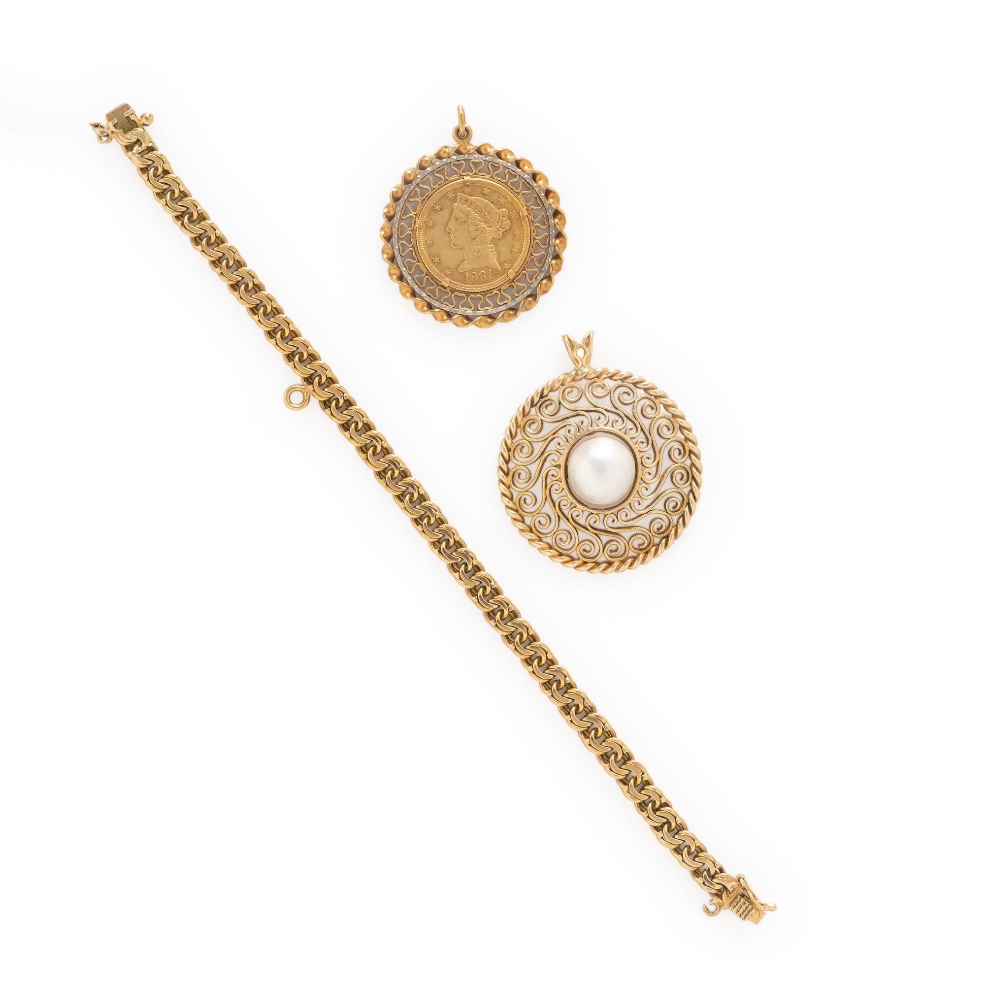 Collection of Yellow Gold Jewelry