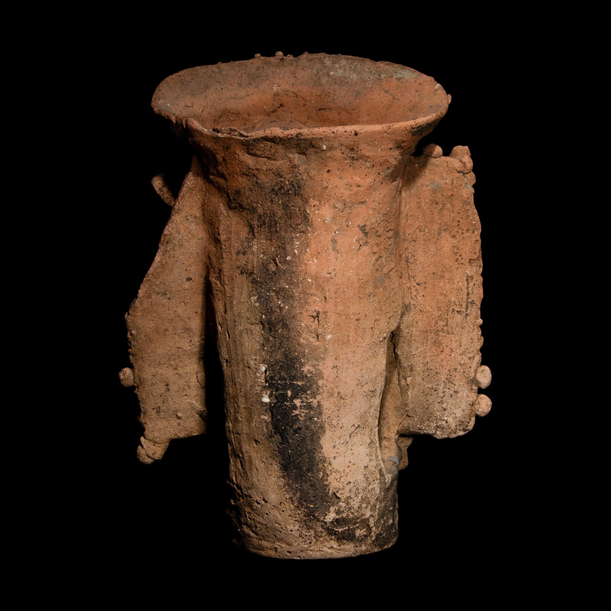 A Maya Terracotta Incense Burner