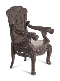 A Group of Chinese Export Rosewood Furniture