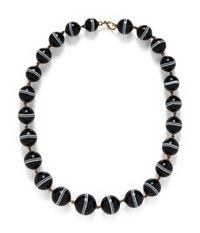 AGATE BEAD NECKLACE