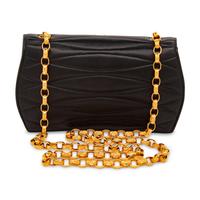 Chanel, Rhinestone CC Leather Flap Bag