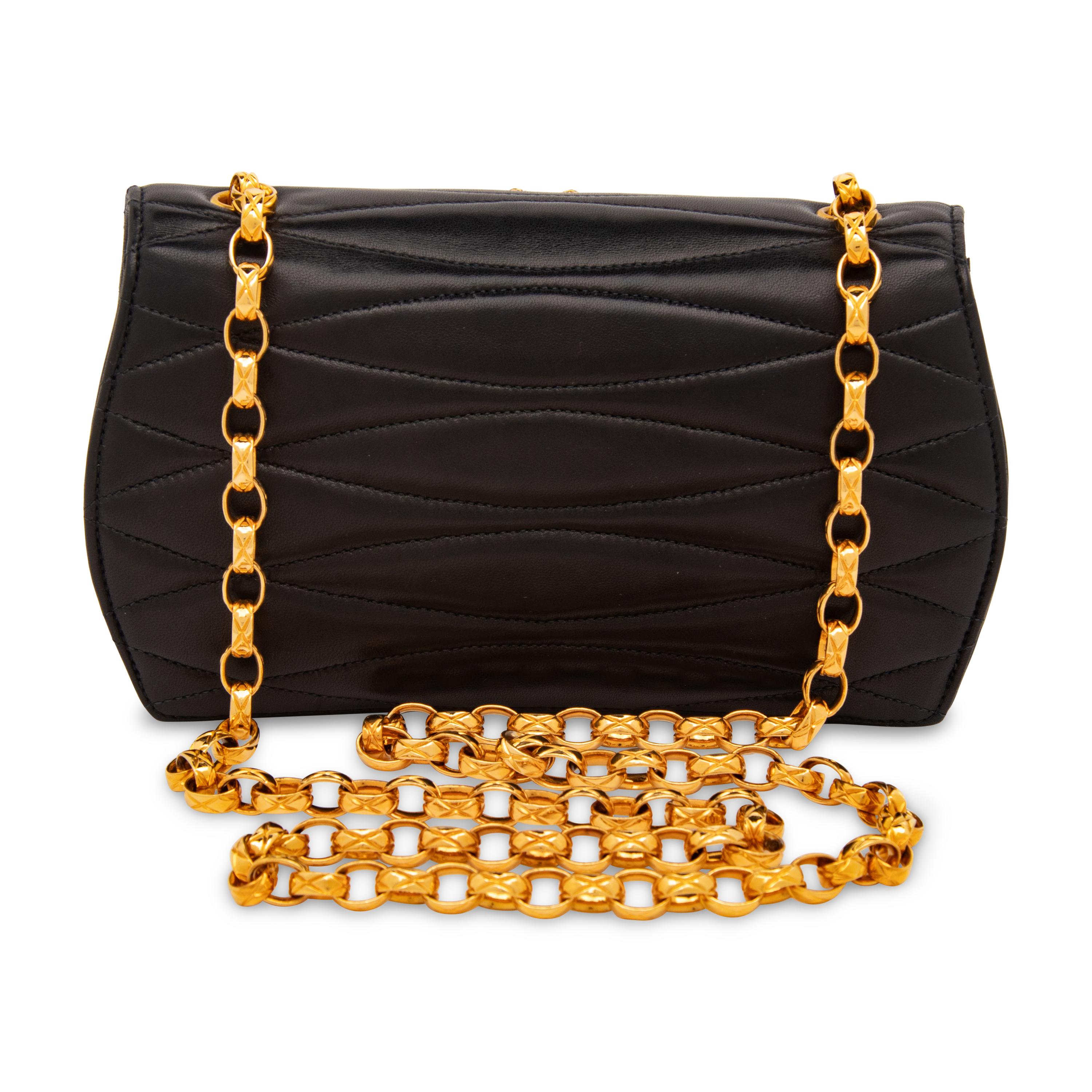 Chanel, Rhinestone CC Leather Flap Bag