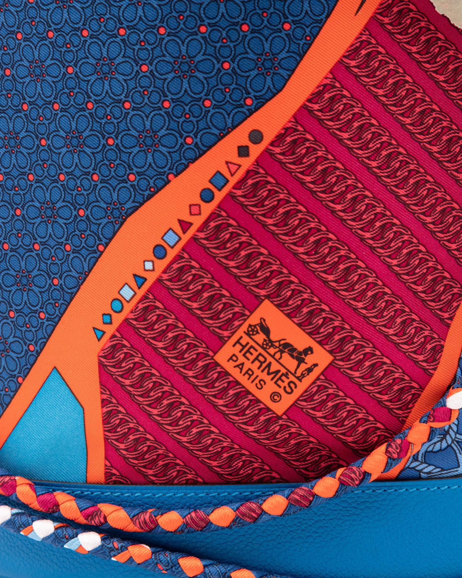 Hermès Soie Cool Drawstring Bucket Bag, 2013