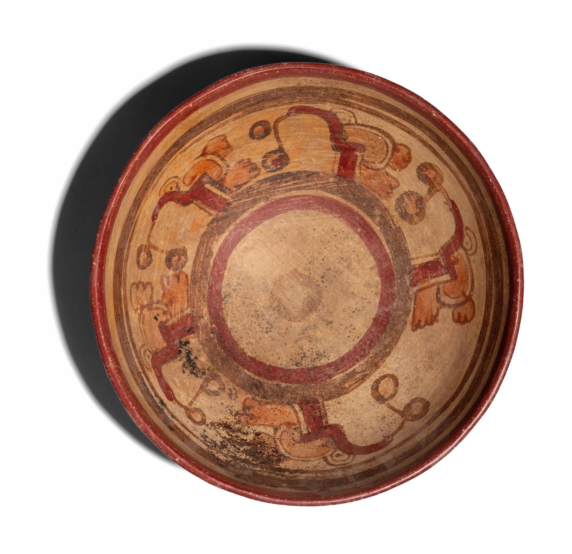 Three Maya Polychrome Bowls