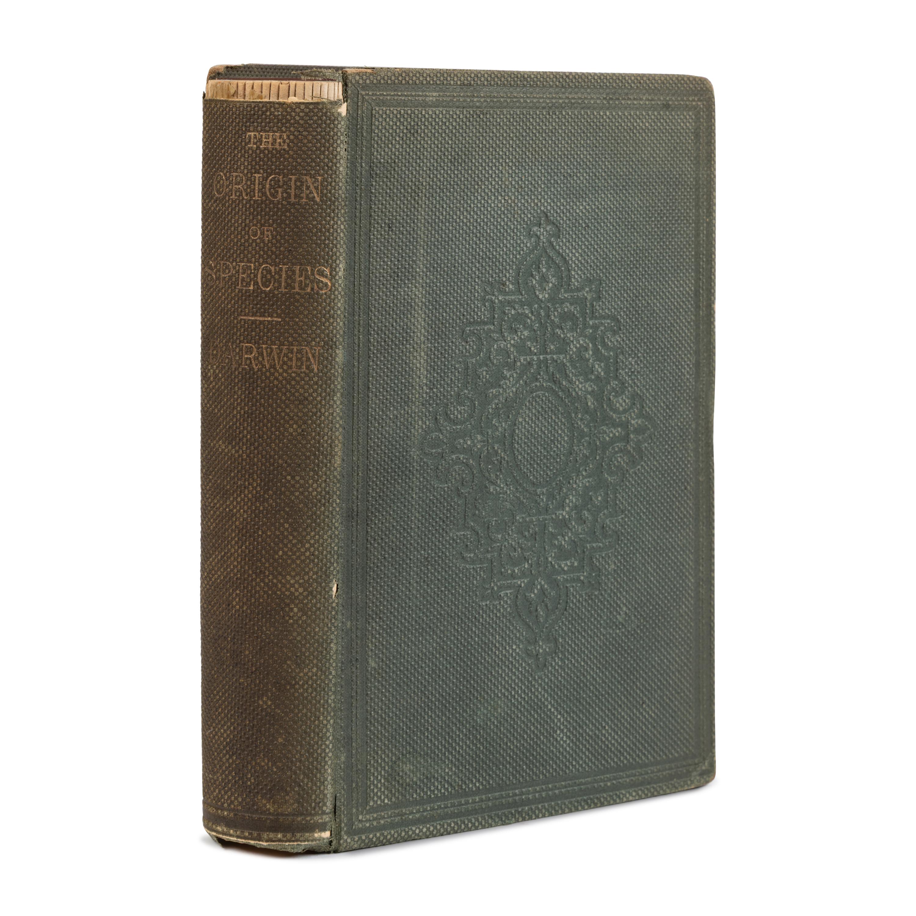 Darwin, Charles (1809-1882). On the Origin of Species by Means of Natural Selection, or the Preservation of Favoured Races in the Struggle for Life . New York: D. Appleton and Company, 1860.
