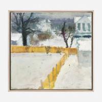 David Fertig (American, b. 1946) Winter, 1984 (Artist's Backyard)