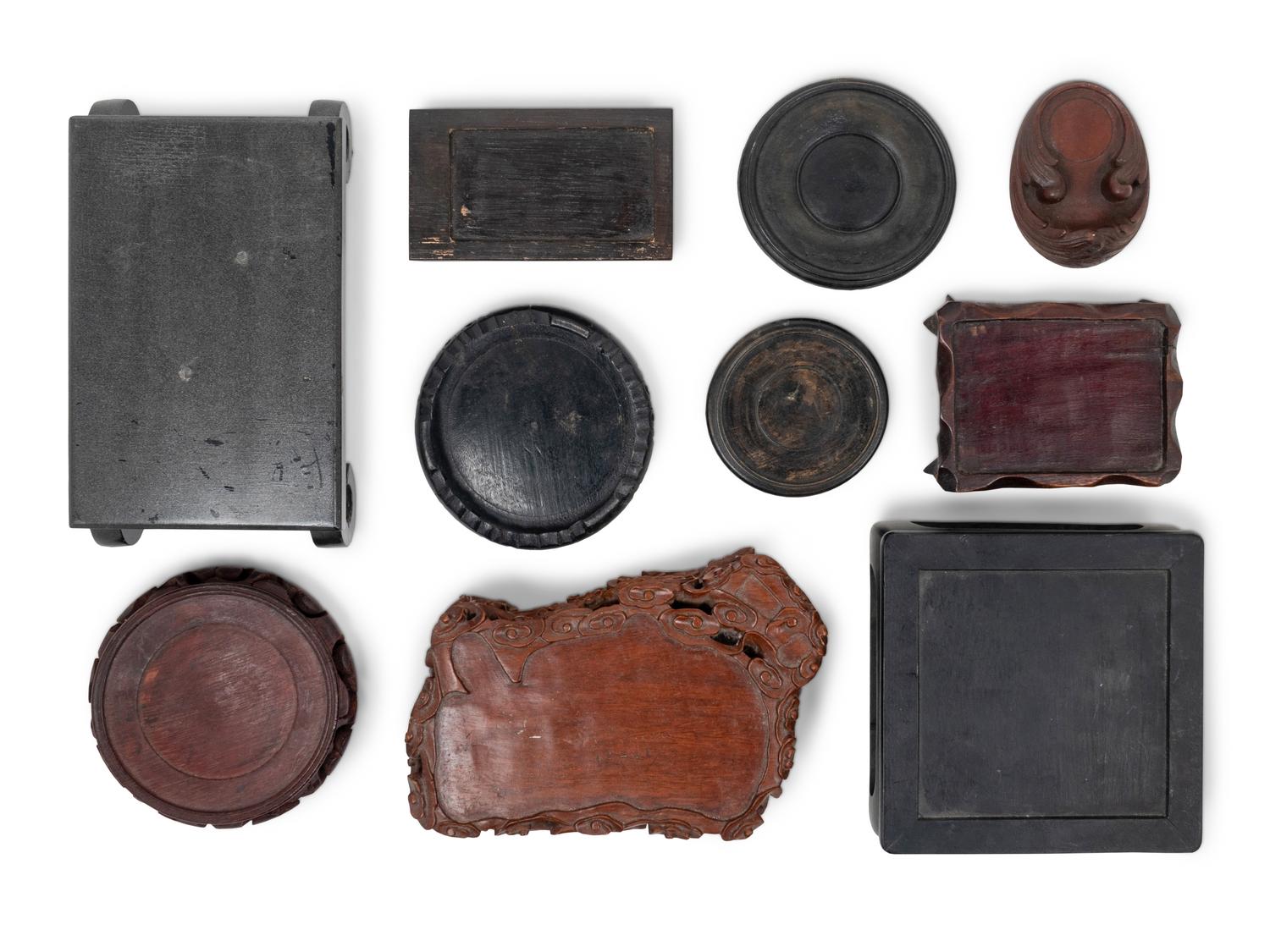 Ten Chinese Hardwood Stands