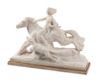 A Continental Marble Figural Group