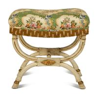 An Italian Neoclassical Style Painted Tabouret — 19TH CENTURY