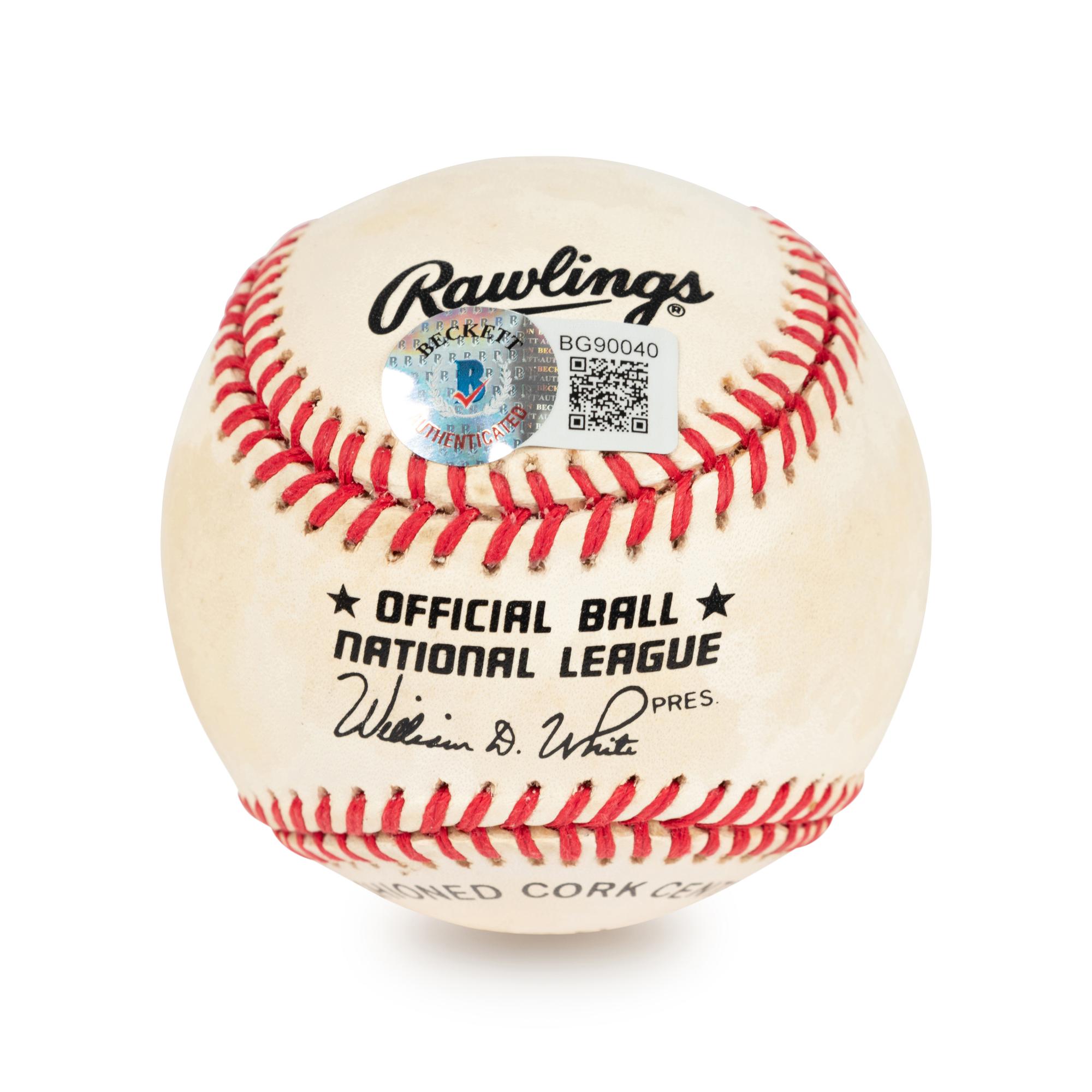 A Tom Seaver Signed Autograph Baseball (Beckett Authentication Services BAS Certified),