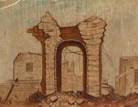 [Chicago Fire]. A group of 10 prints and 2 paintings, showing views of Chicago before and after the Great Fire, including: