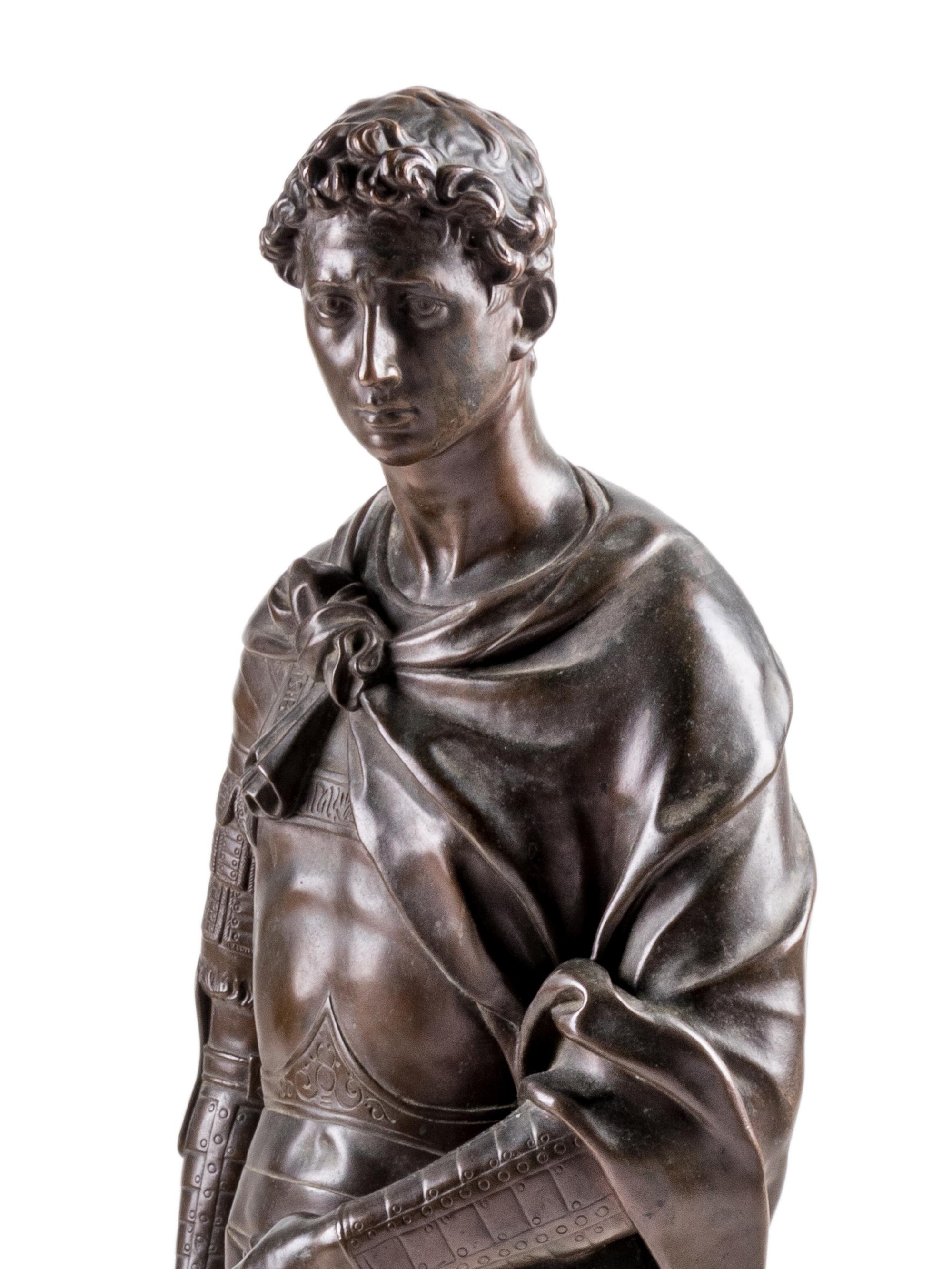 A French Bronze Figure of Saint George After Donatello