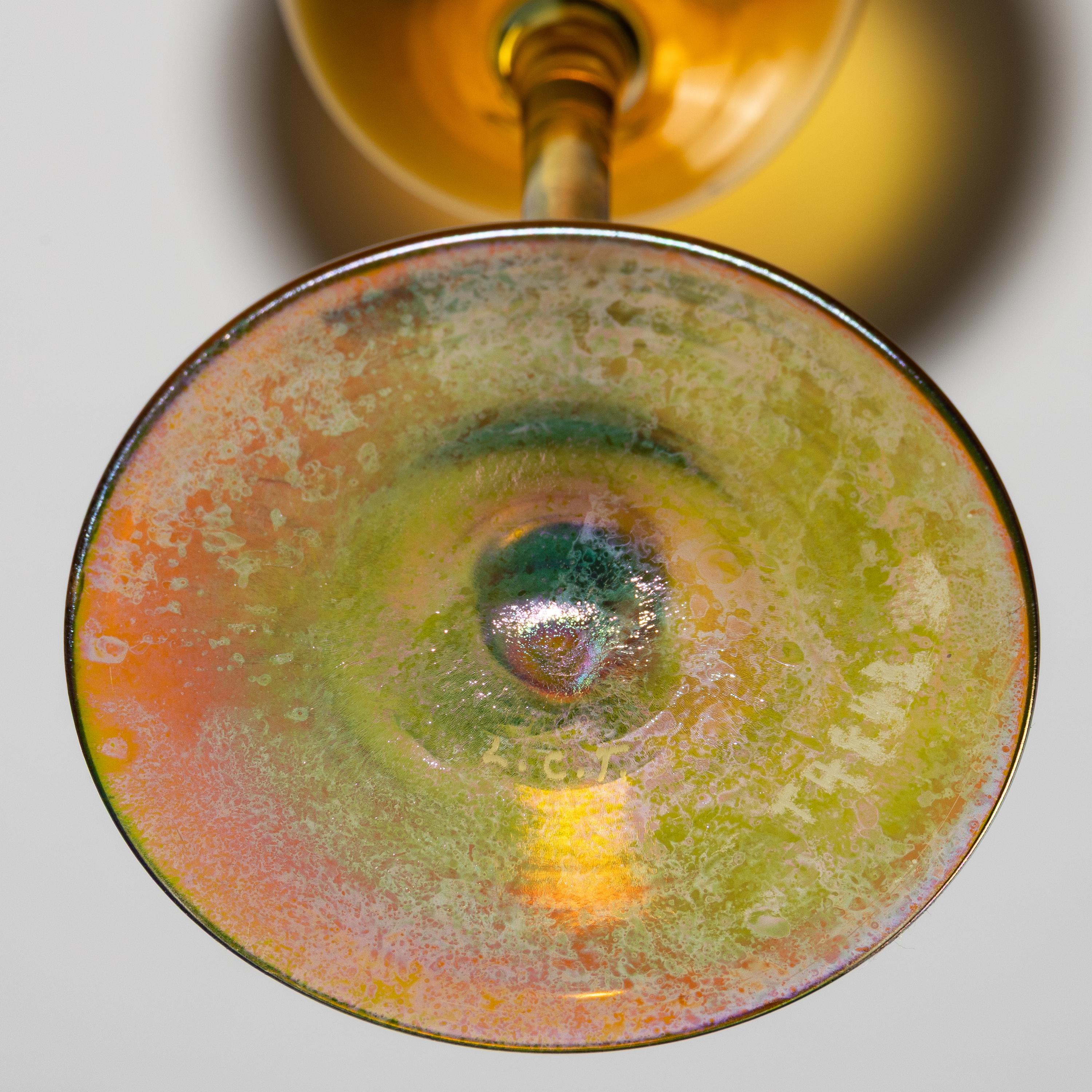 Tiffany Studios New York (American, 1880–1930) — Assembled Set of Ten Cordials