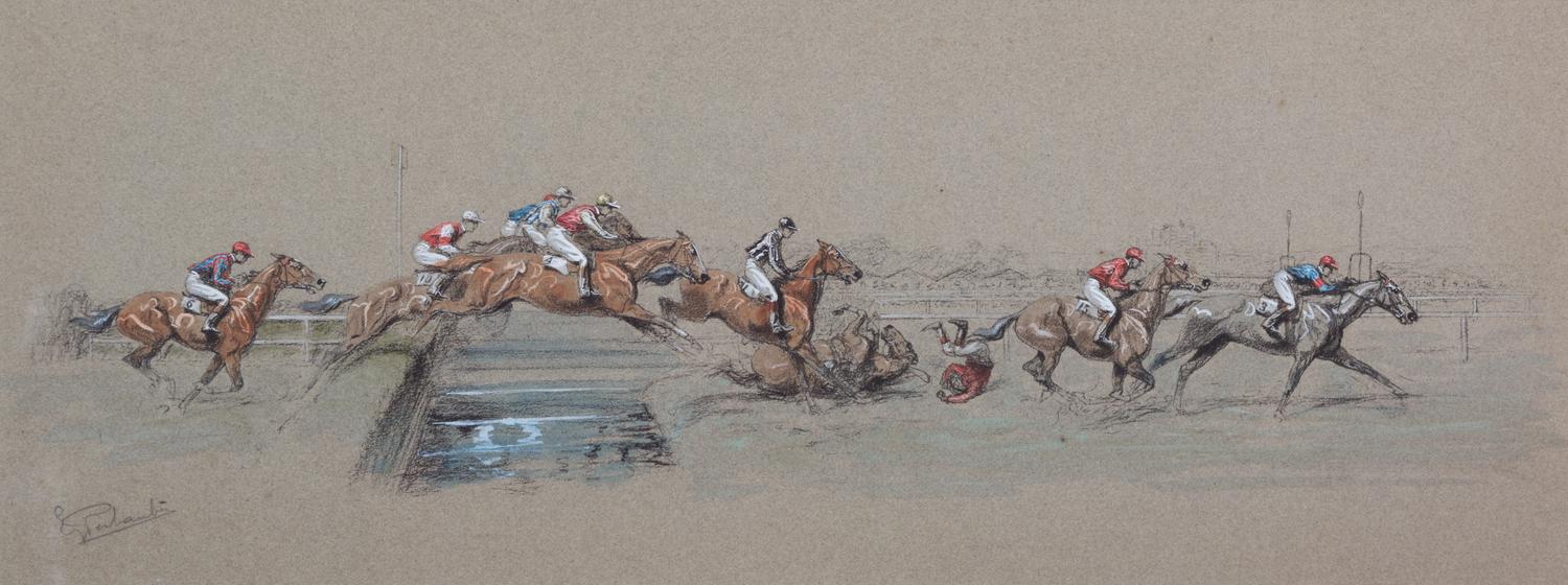 Eugene Pechaubes, (French, 1890-1967), Untitled, The Jump