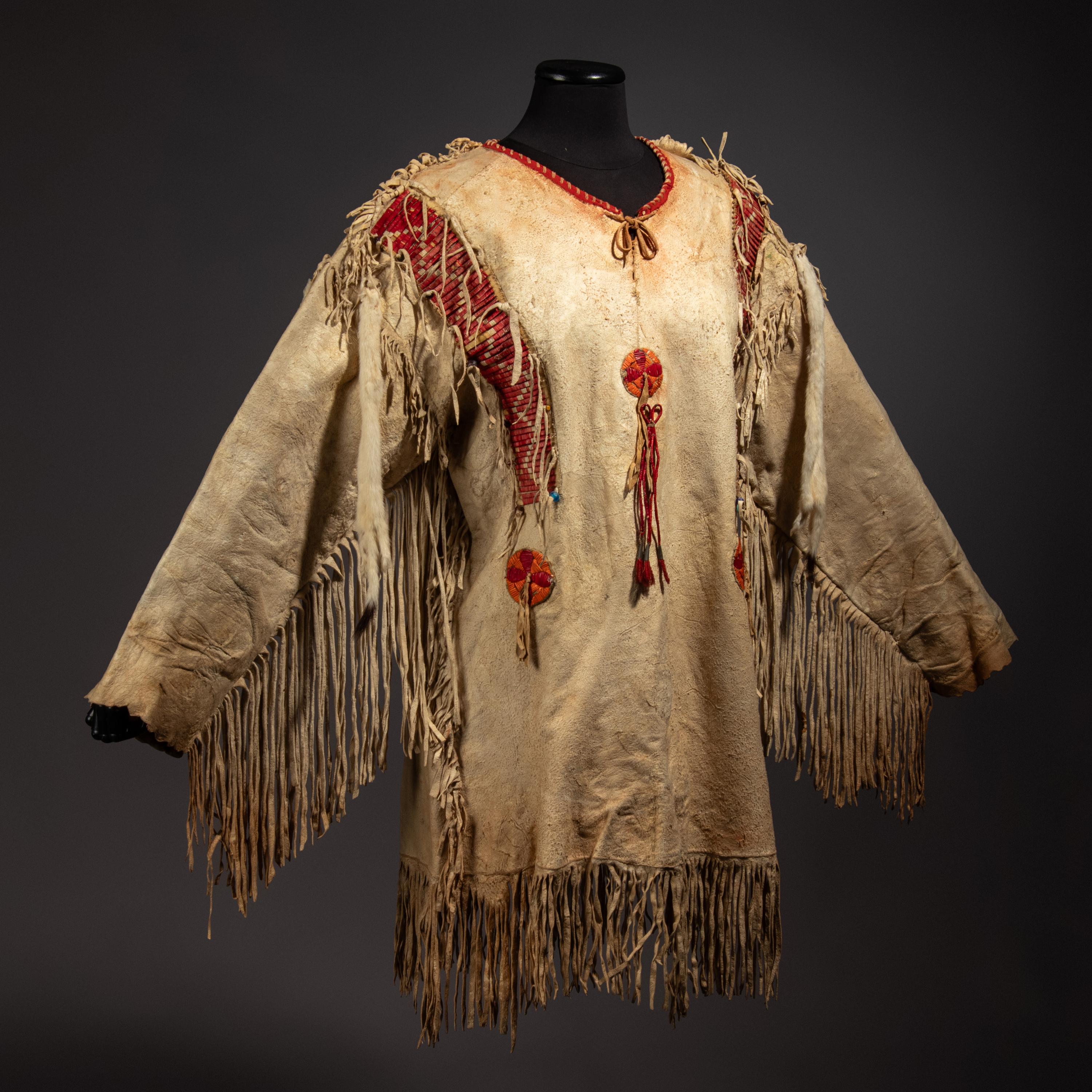 Sioux Quilled Hide Shirt