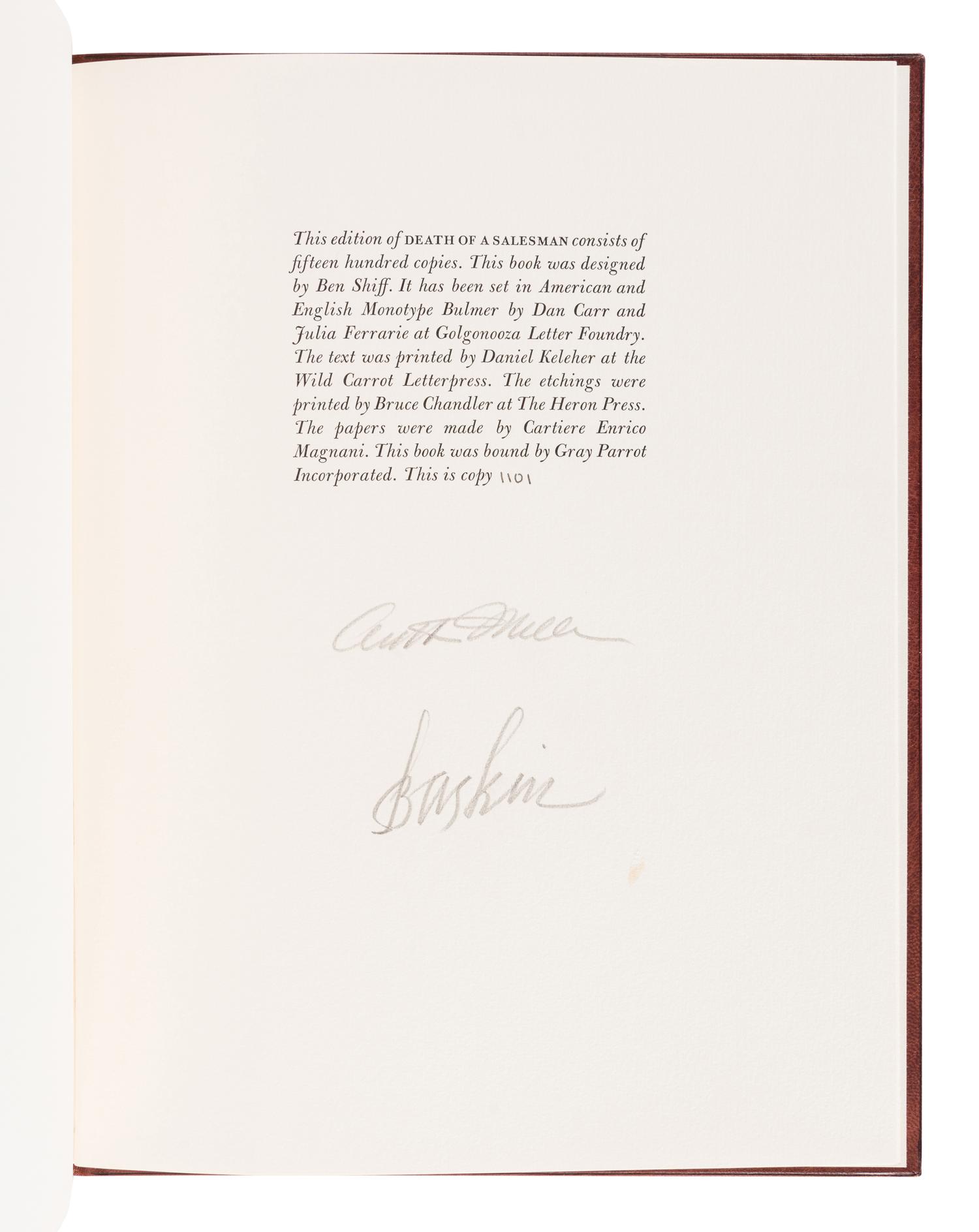 [LIMITED EDITIONS CLUB] – A group of 3 works, comprising: