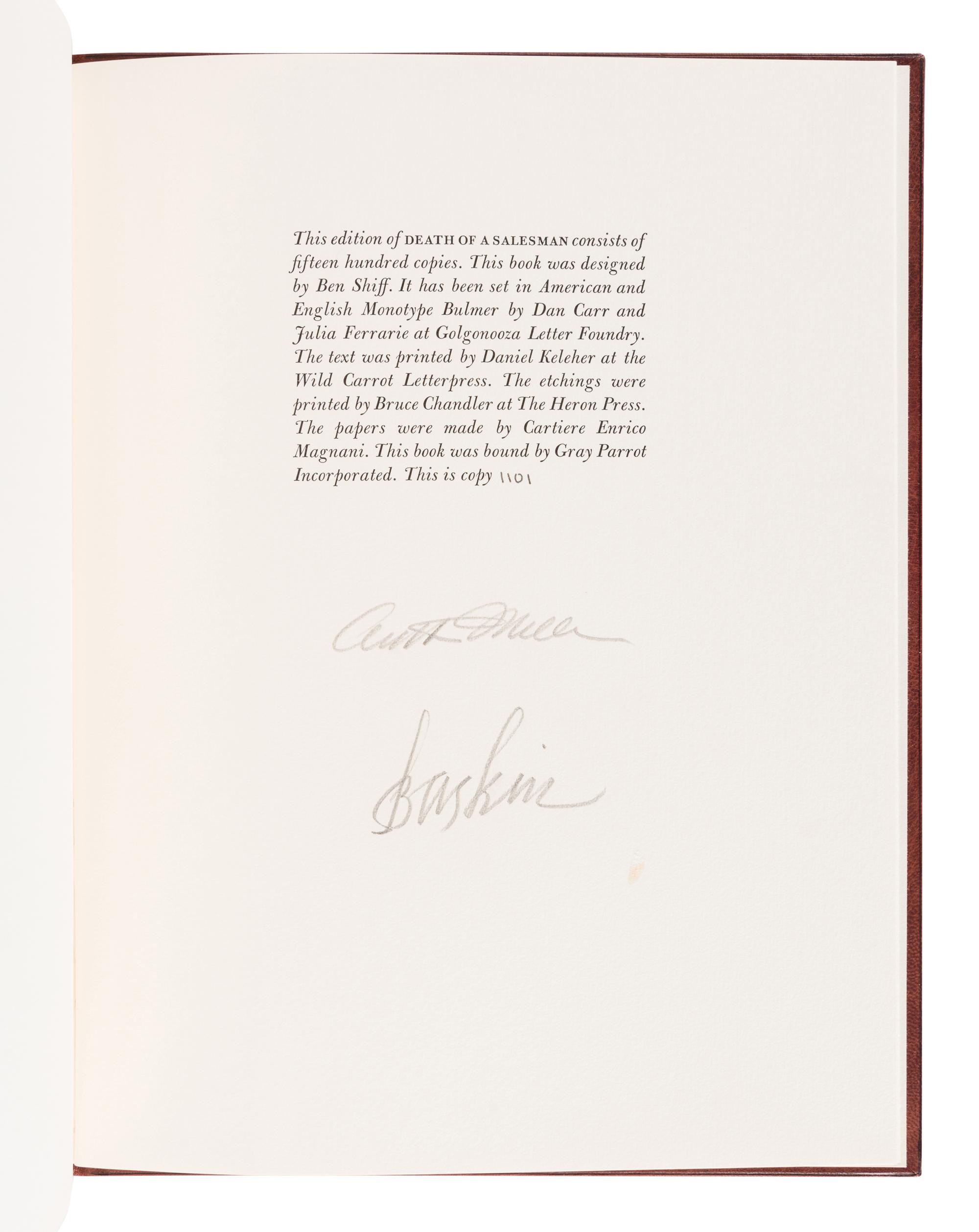 [LIMITED EDITIONS CLUB] – A group of 3 works, comprising: