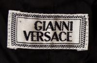 A Gianni Versace Black Wool Vest, Size 46.