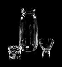 A Nine-Piece Steuben 'Teardrop' Cocktail Set