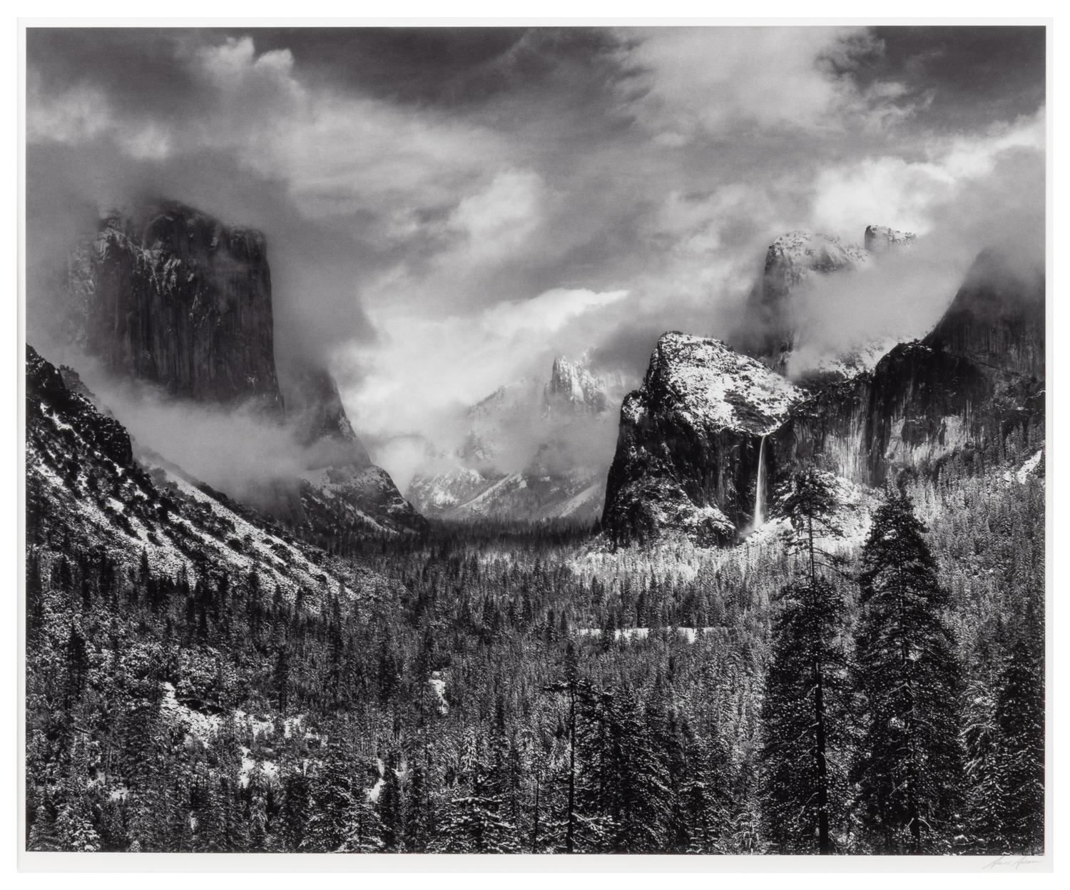 Clearing Winter Storm, Yosemite National Park,
