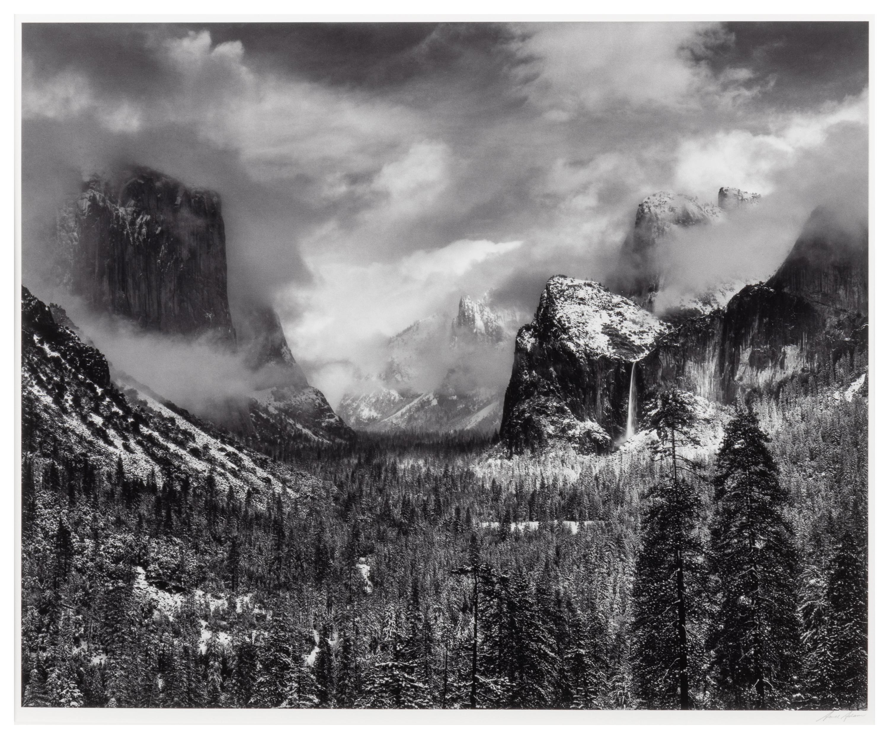 Clearing Winter Storm, Yosemite National Park,