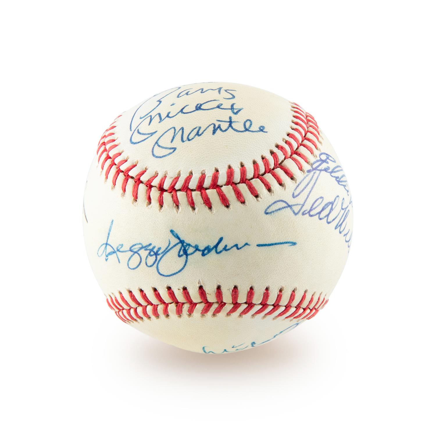 A 500 Home Run Club Signed Autograph Baseball - 10 Signatures (Beckett Authentication Services)
