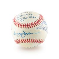 A 500 Home Run Club Signed Autograph Baseball - 10 Signatures (Beckett Authentication Services)