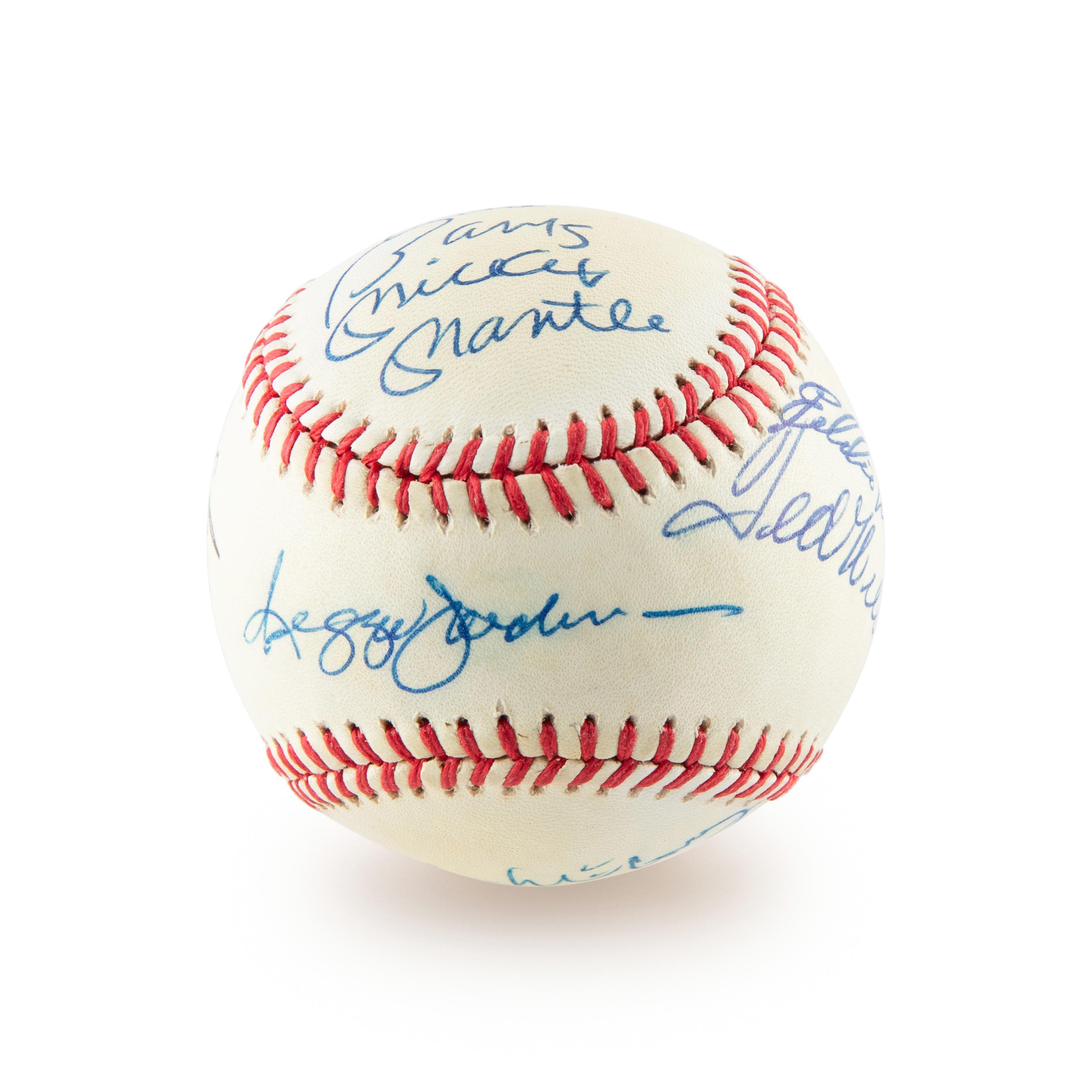 A 500 Home Run Club Signed Autograph Baseball - 10 Signatures (Beckett Authentication Services)