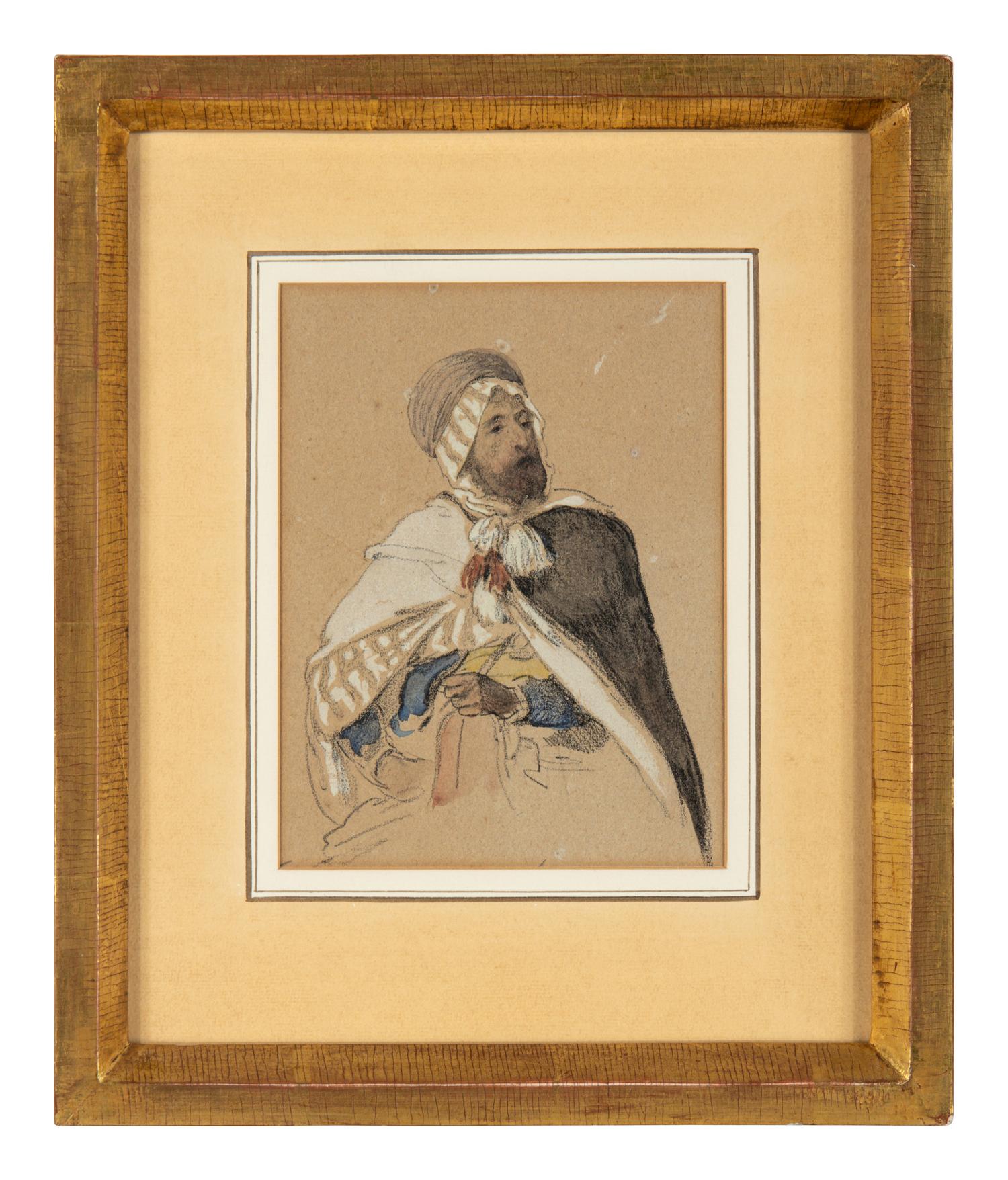 Eugène Fromentin (French, 1820-1876) — Arabe à Cheval