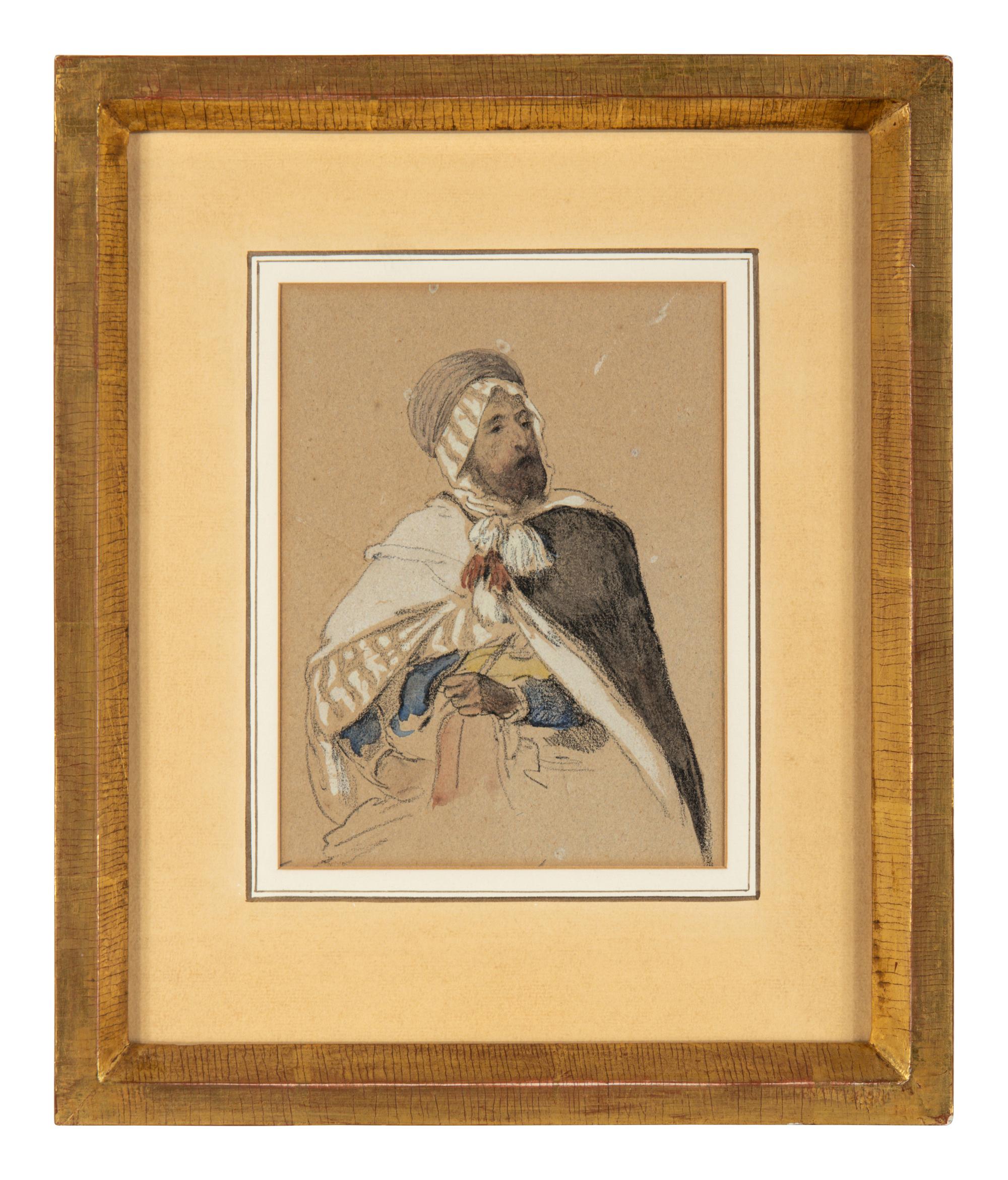 Eugène Fromentin (French, 1820-1876) — Arabe à Cheval