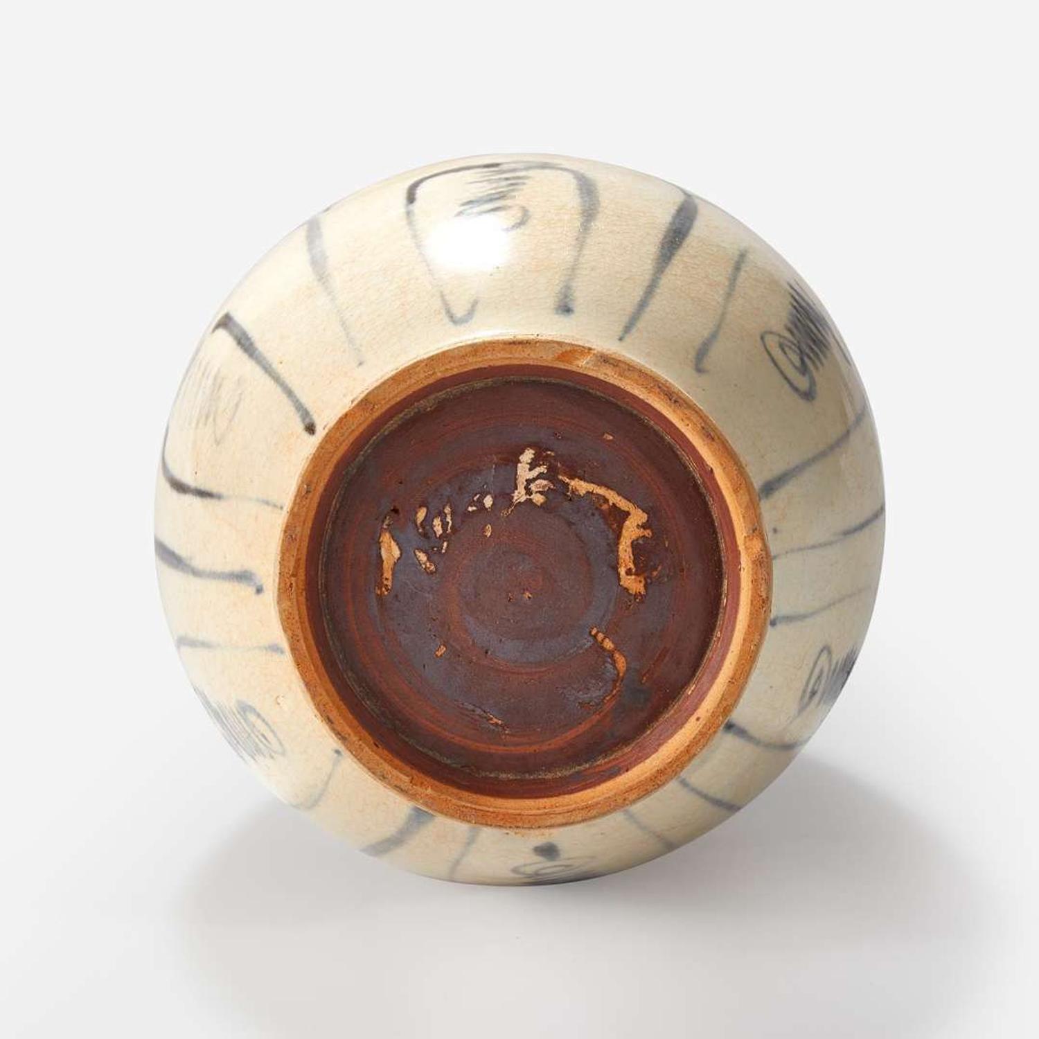 A Vietnamese blue and white bottle vase Le dynasty 15th/16th century