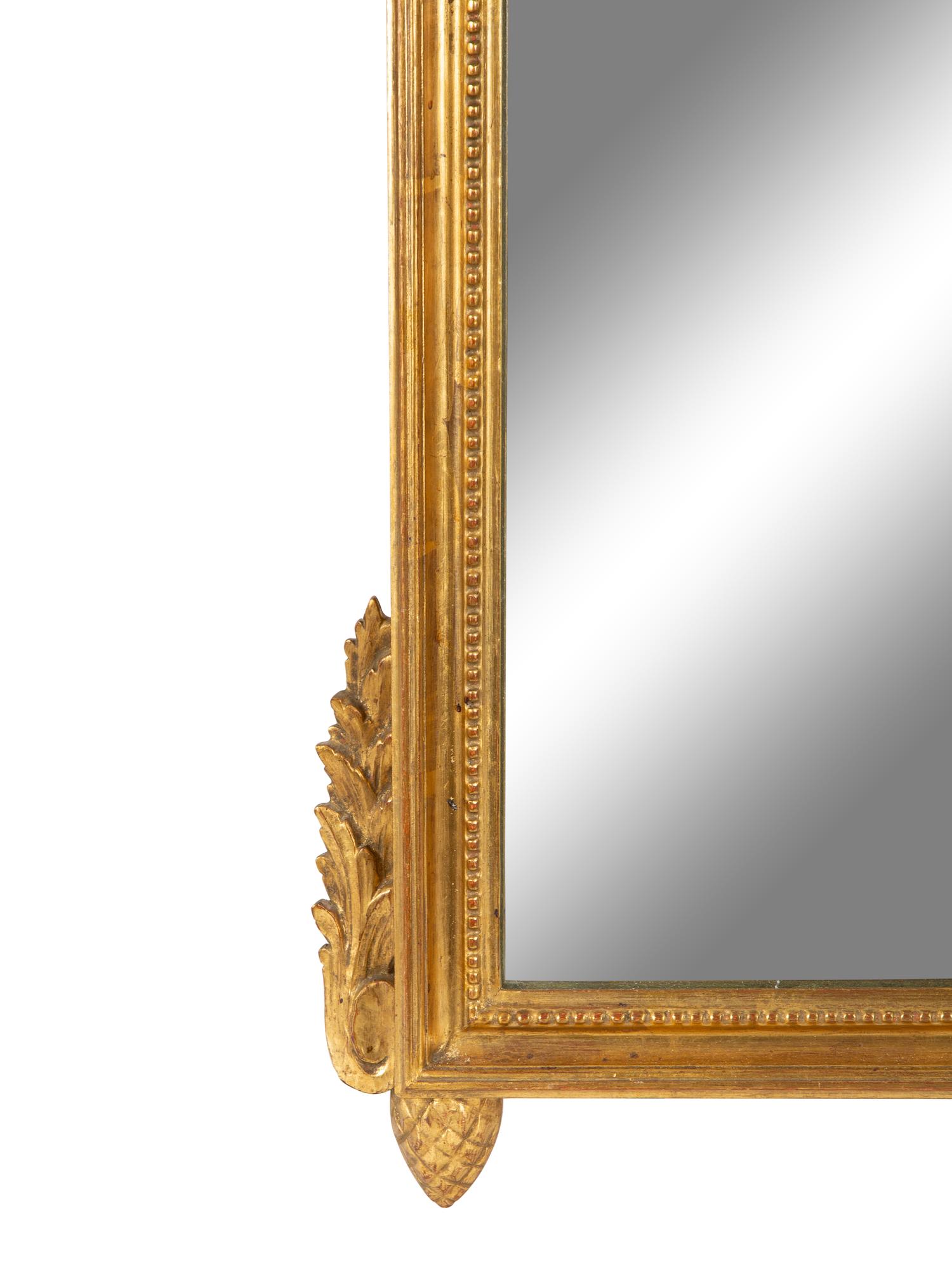 An Italian Carved Giltwood Mirror