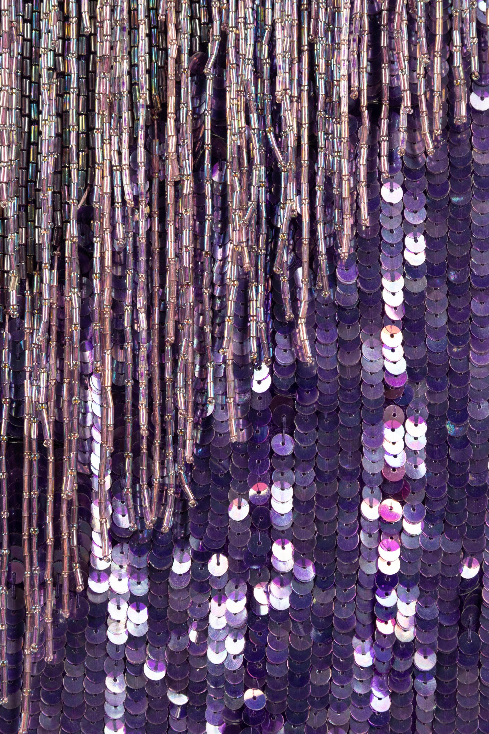 Halston Beaded Evening Ensemble, ca. 1981