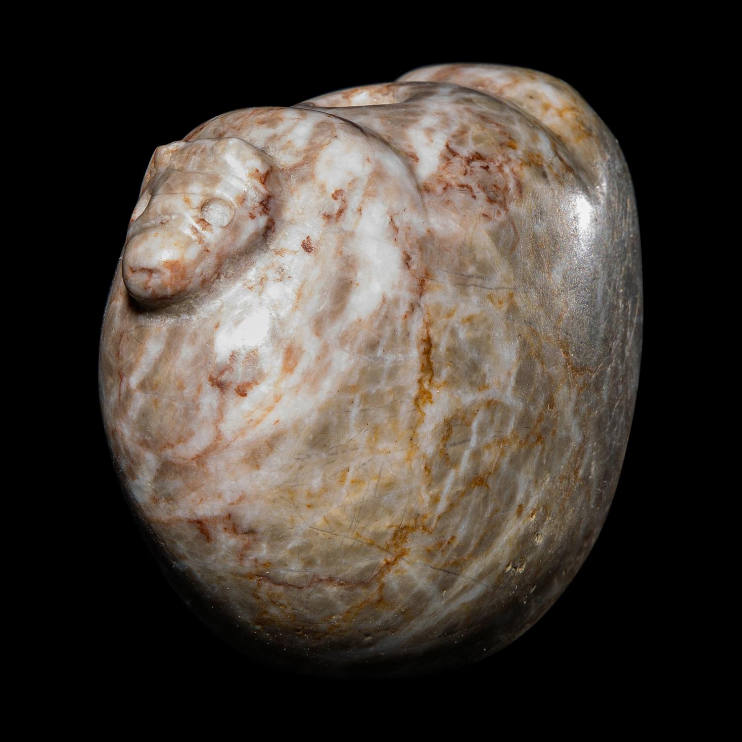 A Near Eastern Stone Zoomorphic Amulet