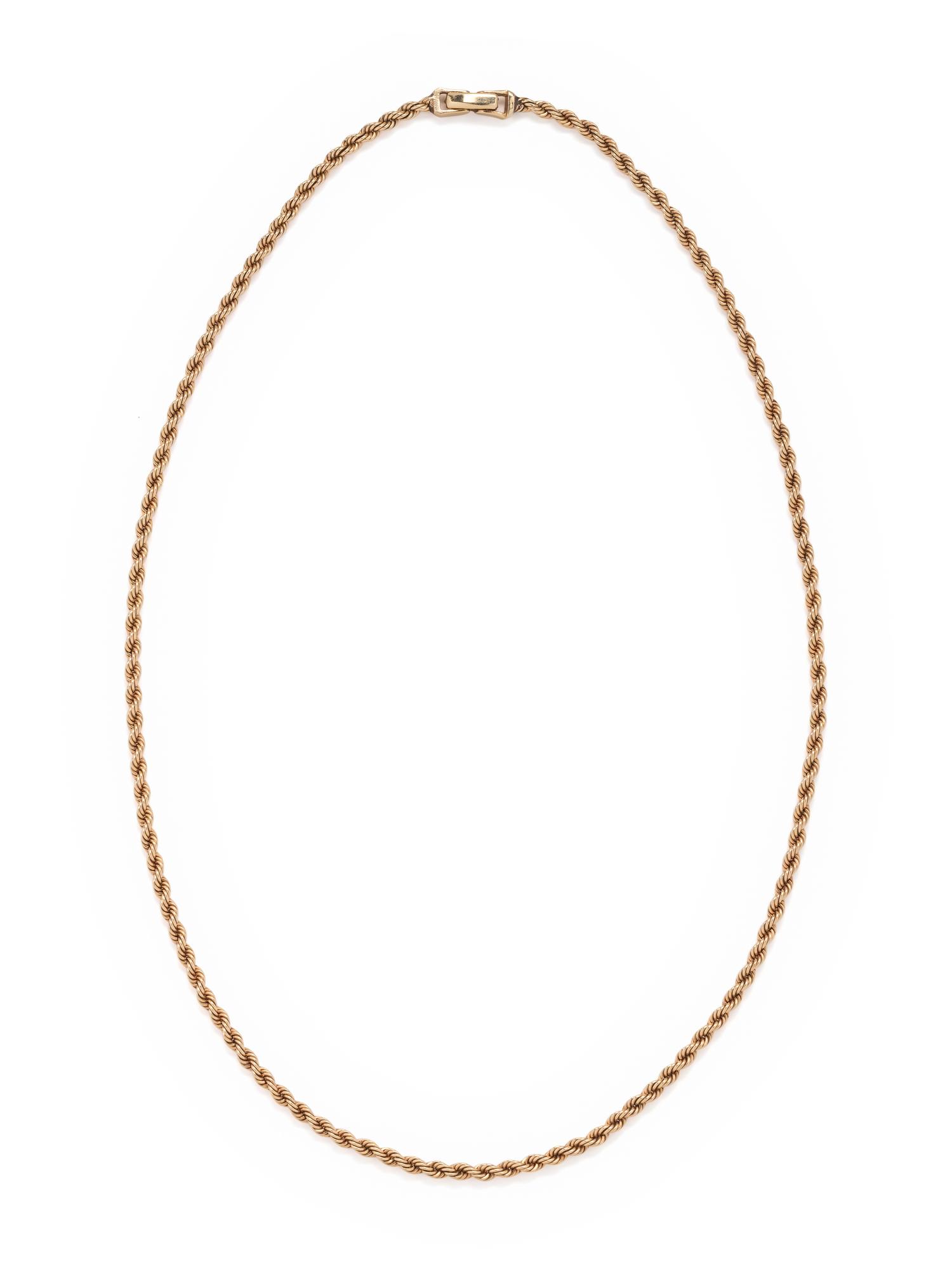 YELLOW GOLD NECKLACE